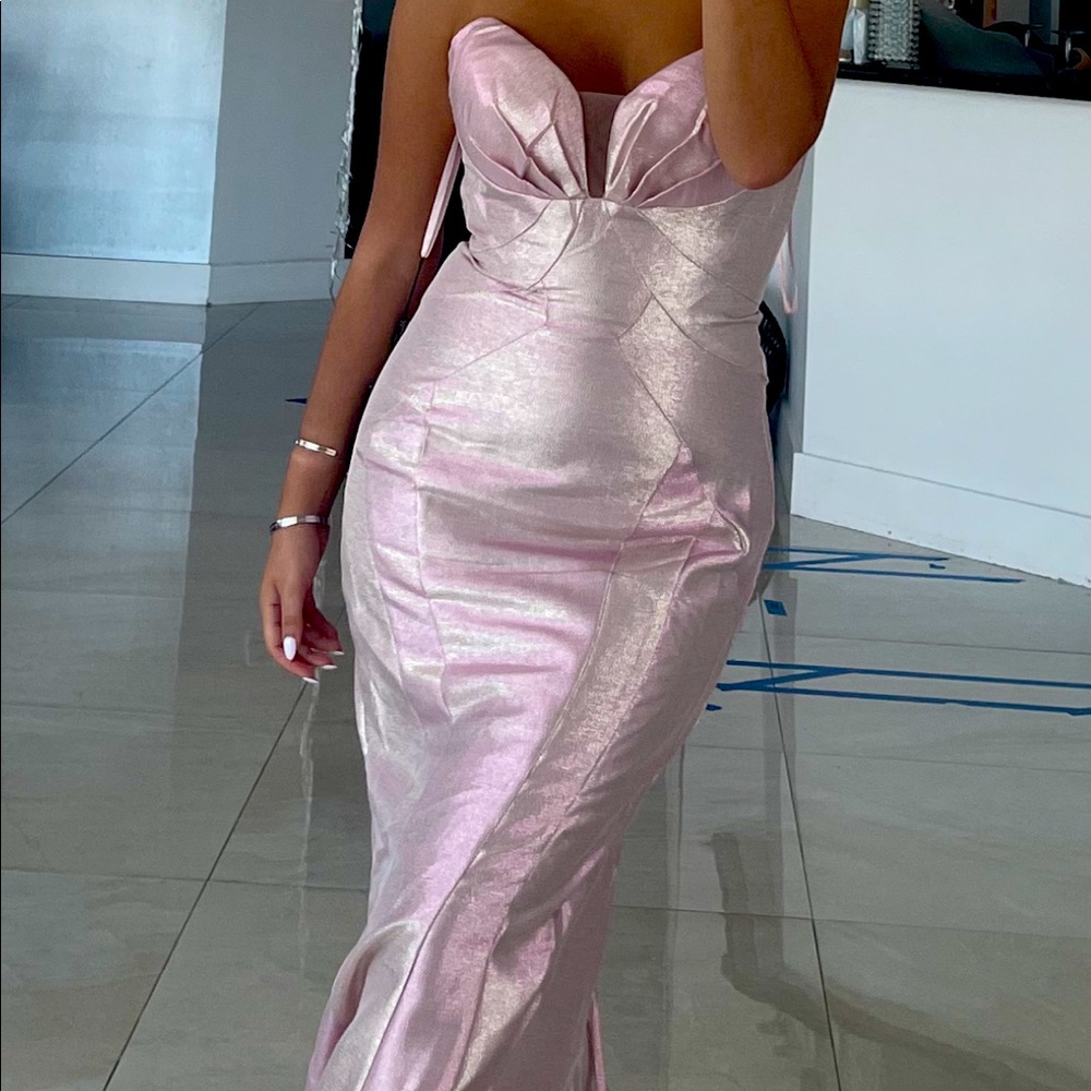 Stunning stand out color evening gown prom dress